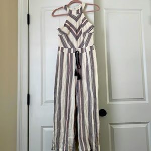 Brand new red,white, blue jumpsuit